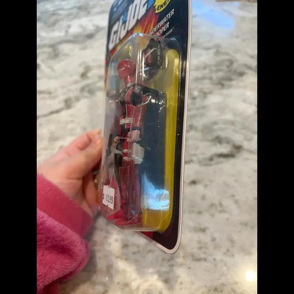 GI Joe 25th Anniversary Cartoon Cobra Enemy Diver Underwater Trooper MOSC Hasbro